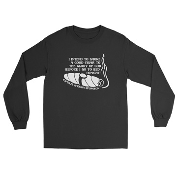 Cigar to the Glory of God Spurgeon Long Sleeve Tee