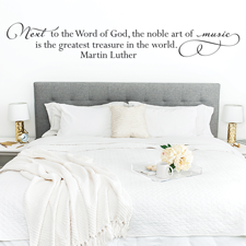 The Noble Art of Music Vinyl Wall Statement