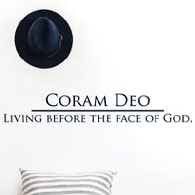 Coram Deo Vinyl Wall Statement
