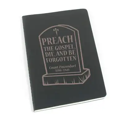 Be Forgotten Zinzendorf Laser Etched Moleskine Journal