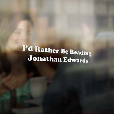 I'd Rather be Reading Edwards Vinyl Decal