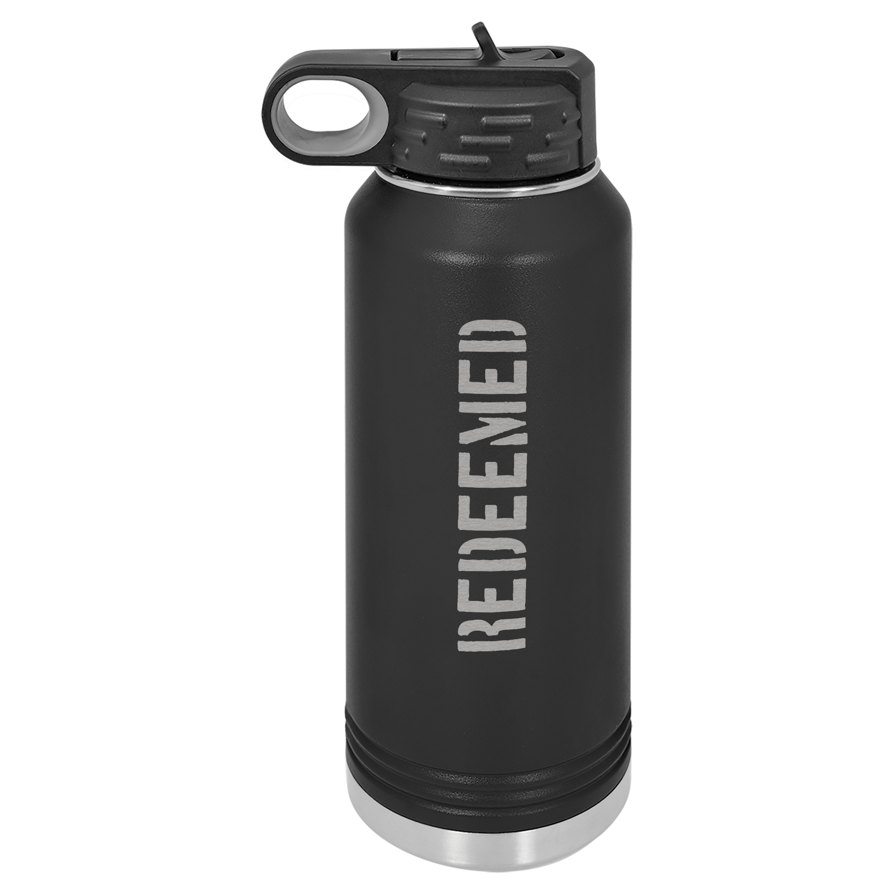 Redeemed (Stencil) Insulated Bottle