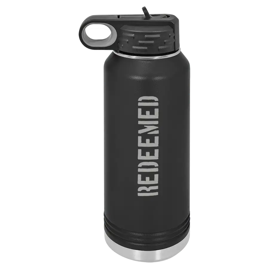 Redeemed (Stencil) Insulated Bottle