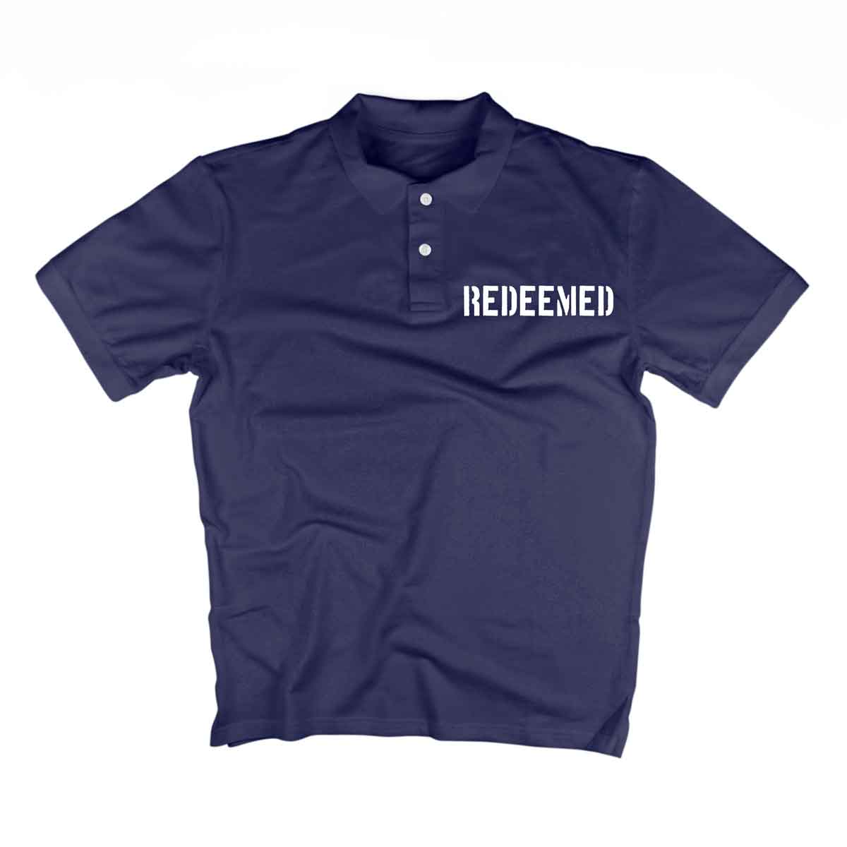 Redeemed (Stencil) Polo