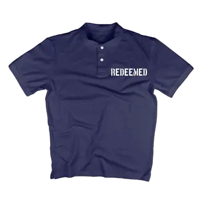 Redeemed (Stencil)  Polo
