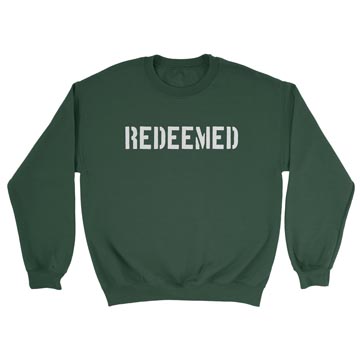 Redeemed (Stencil) Crewneck Sweatshirt