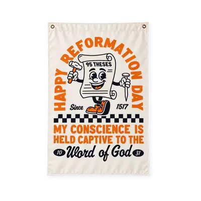 Happy Reformation Day Flag