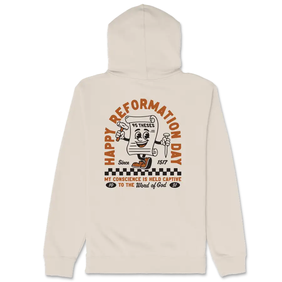 Happy Reformation (Sand) Zipper Hoodie #2