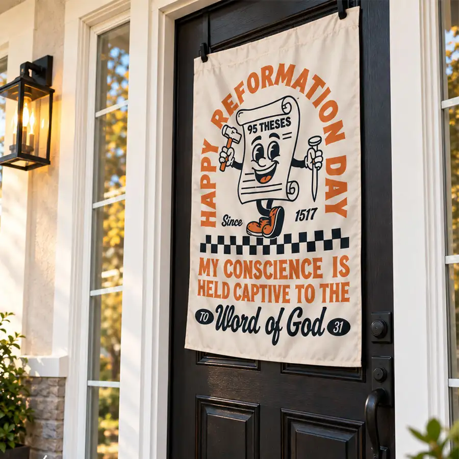 Happy Reformation Day Flag #2