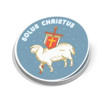 Solus Christus Sticker