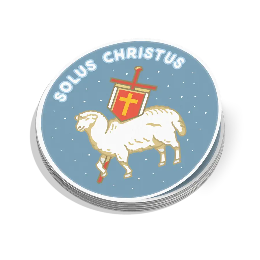 Solus Christus Sticker