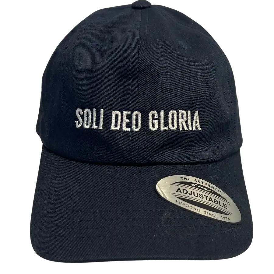 Soli Deo Gloria Embroidered Dad Hat