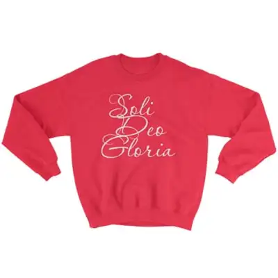 Soli Deo Gloria (Script) Crewneck Sweatshirt