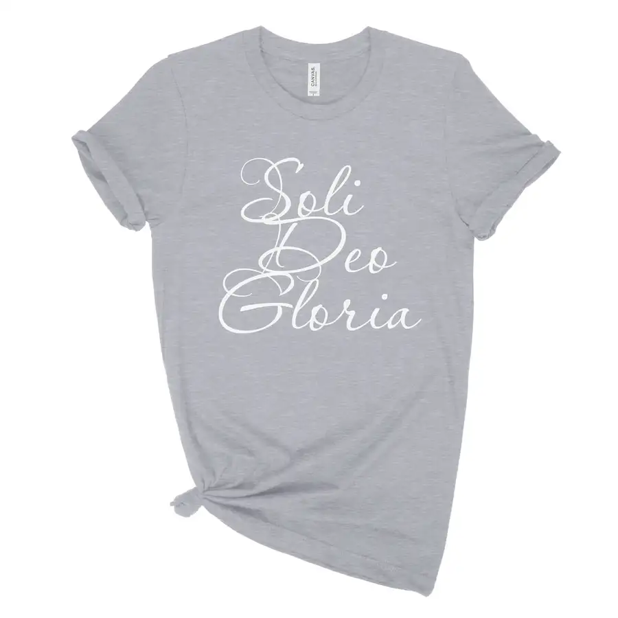 Soli Deo Gloria (Script) Unisex Tee