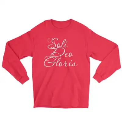 Soli Deo Gloria (Script) Long Sleeve Tee
