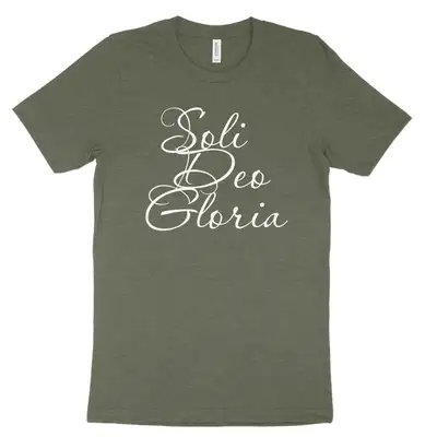 Soli Deo Gloria (Script) Tee