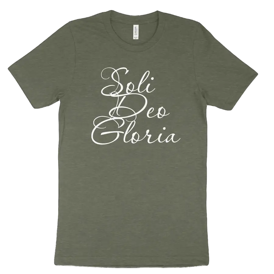 Soli Deo Gloria (Script) Tee