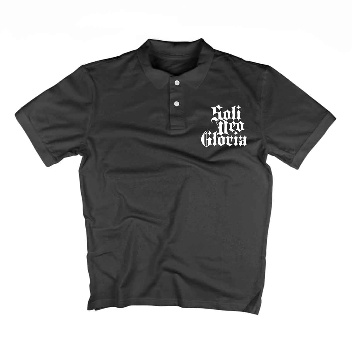 Soli Deo Gloria (Blackletter) Polo