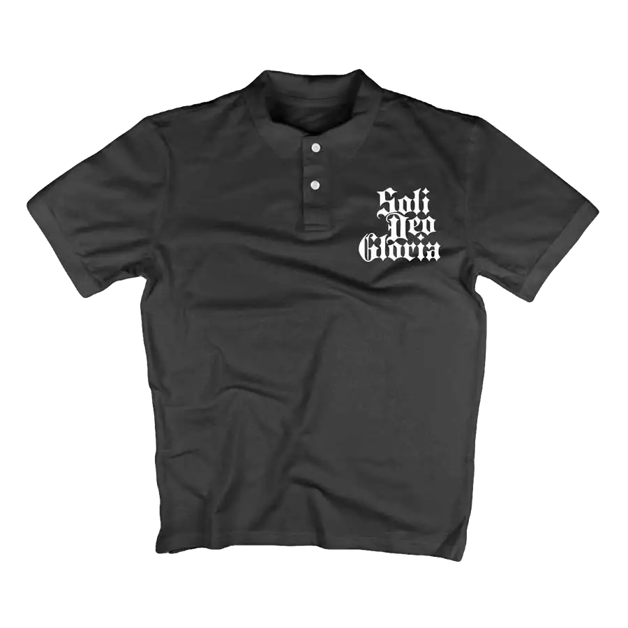 Soli Deo Gloria (Blackletter) Polo