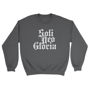 Soli Deo Gloria (Blackletter) Crewneck Sweatshirt