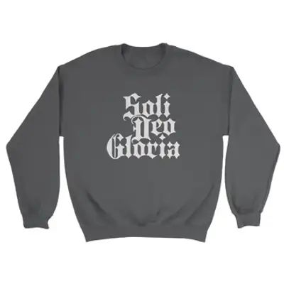 Soli Deo Gloria (Blackletter) Crewneck Sweatshirt