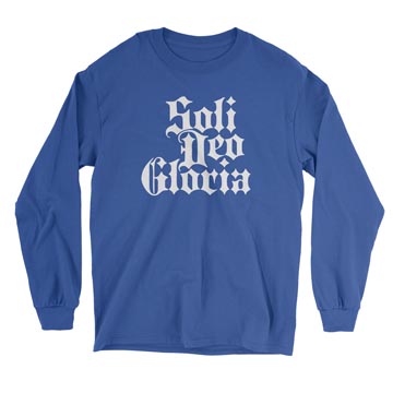 Soli Deo Gloria (Blackletter) Long Sleeve Tee