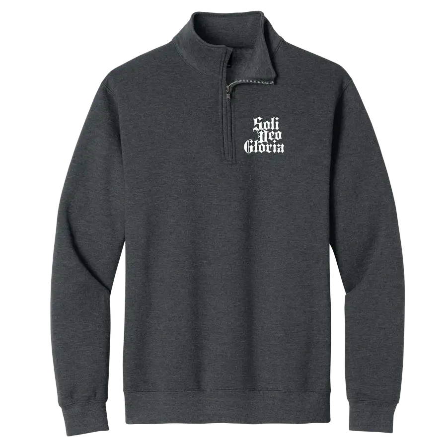 Soli Deo Gloria (Blackletter) Quarter Zip
