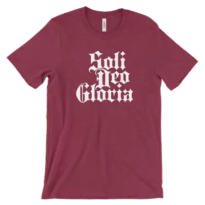 Soli Deo Gloria (Blackletter) Tee