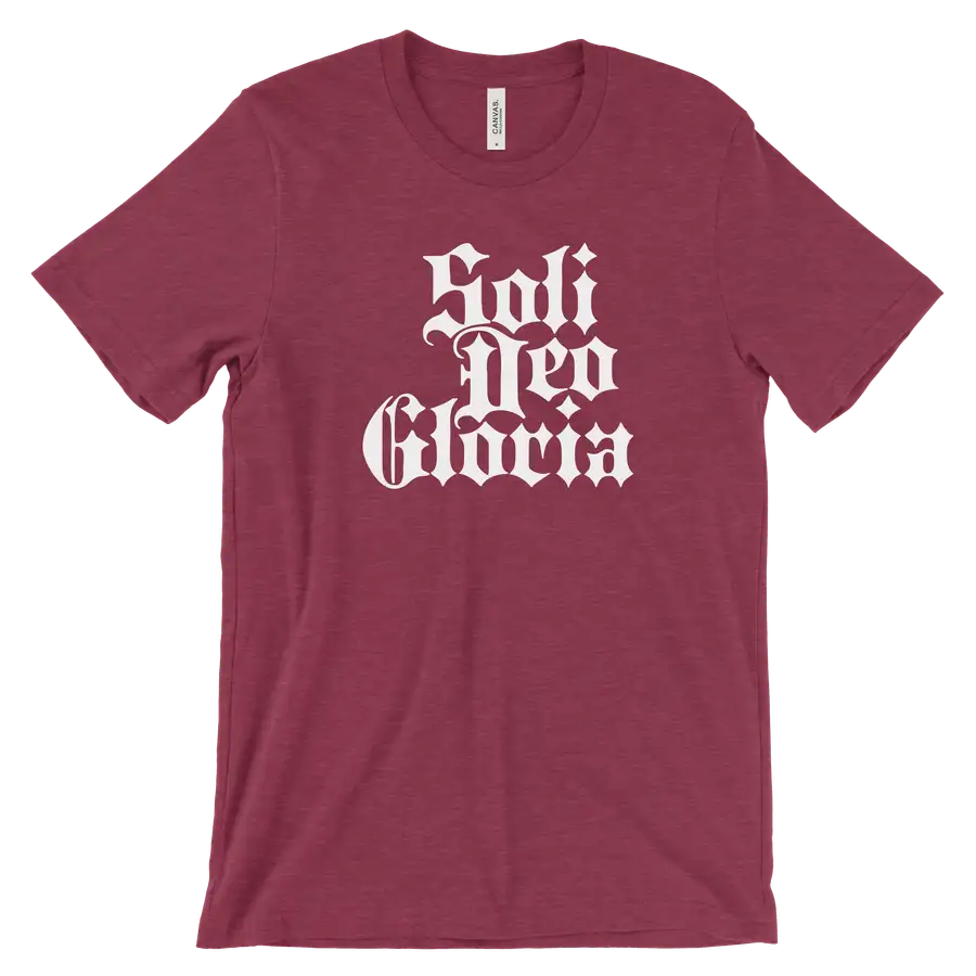 Soli Deo Gloria (Blackletter) Tee