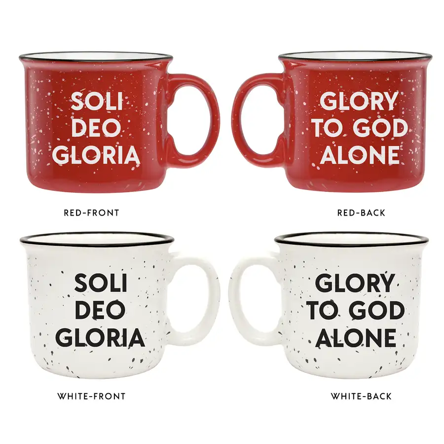 Soli Deo Gloria (Block) Camp Mug #2
