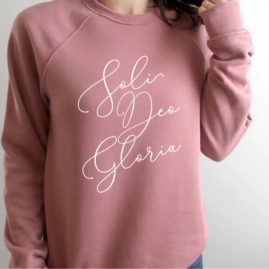 Soli Deo Gloria (Belisia) Crewneck Sweatshirt #2