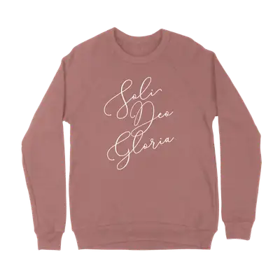 Soli Deo Gloria (Belisia) Crewneck Sweatshirt