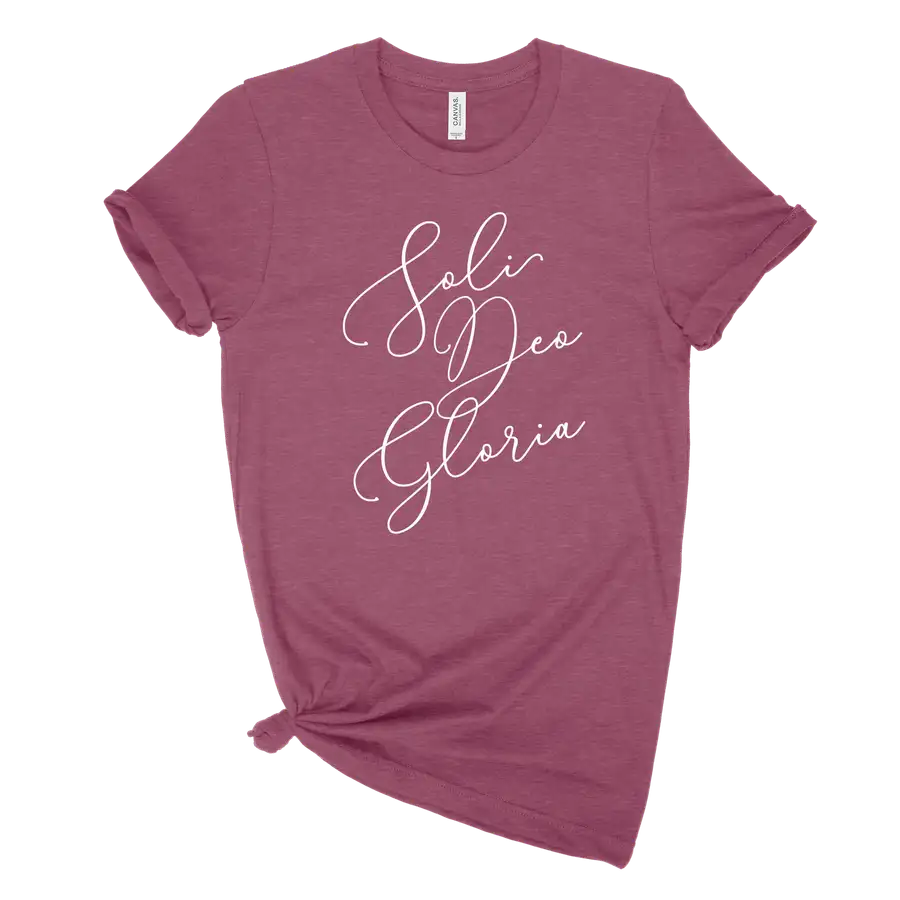 Soli Deo Gloria (Belisia) Unisex Tee