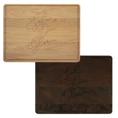 Soli Deo Gloria (Belisia) Cutting Board Drip