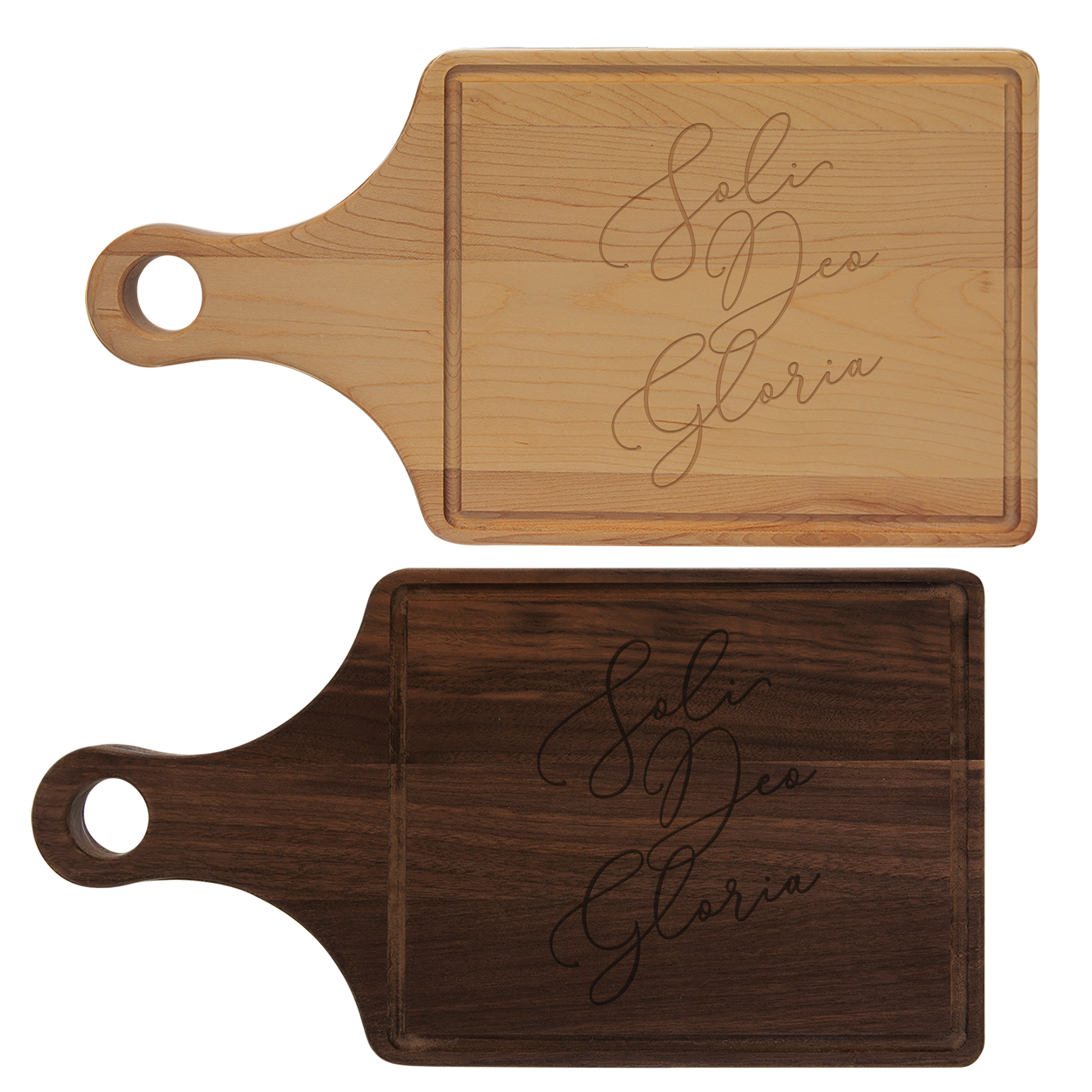Soli Deo Gloria (Belisia) Cutting Board Paddle