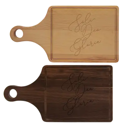 Soli Deo Gloria (Belisia) Cutting Board Paddle