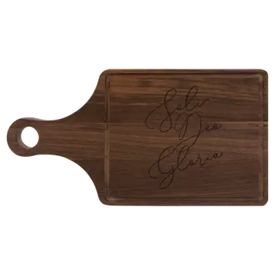 Soli Deo Gloria (Belisia) Cutting Board Paddle