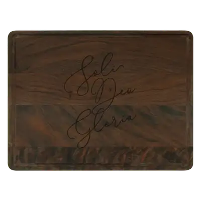 Soli Deo Gloria (Belisia) Cutting Board Drip