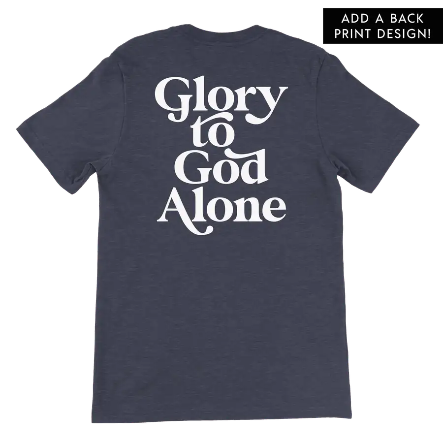 Soli Deo Gloria Left Chest Unisex Tee #2