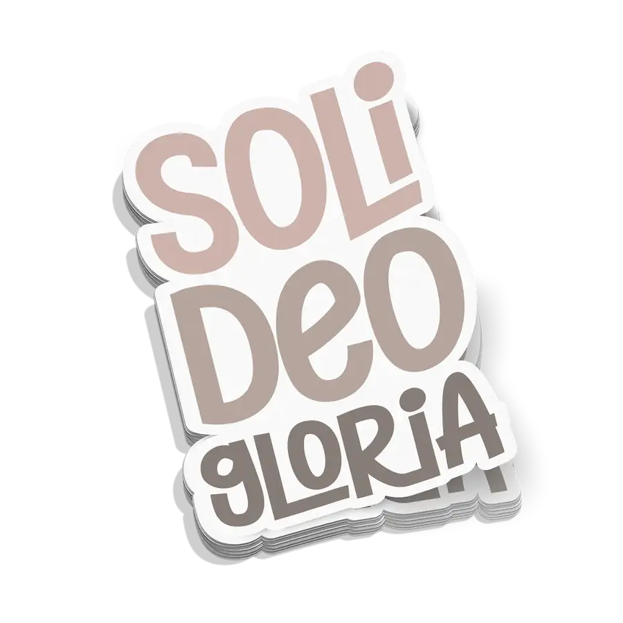 Soli Deo Gloria Sticker