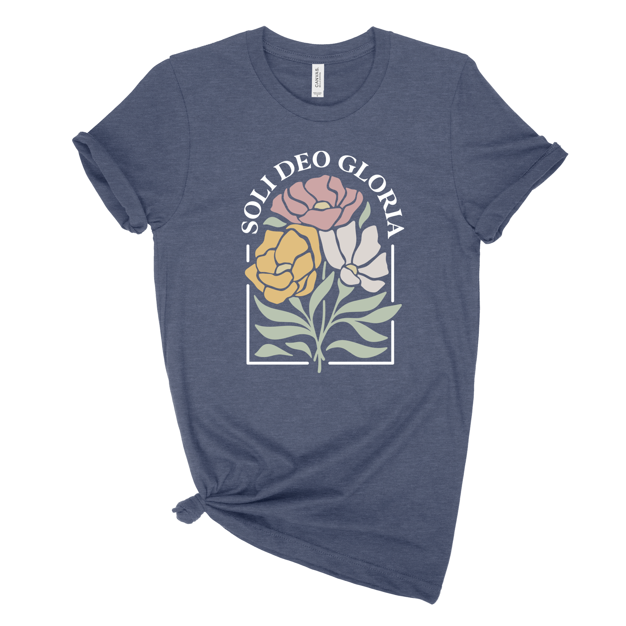 Soli Deo Gloria Floral Unisex Tee
