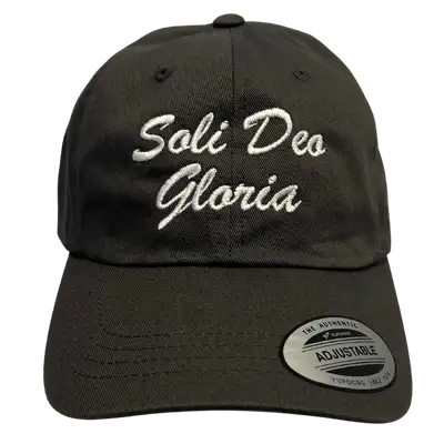Soli Deo Gloria Script Embroidered Dad Hat