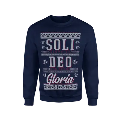 Soli Deo Gloria Ugly Christmas Sweatshirt