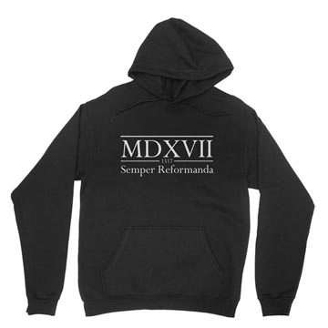 Semper Reformanda 1517 Roman Numerals Hoodie