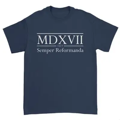 Semper Reformanda 1517 Roman Numerals Standard Tee