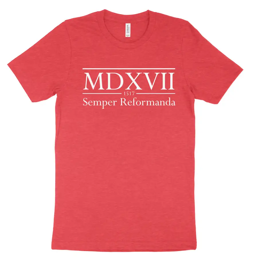 Semper Reformanda 1517 Roman Numerals Tee