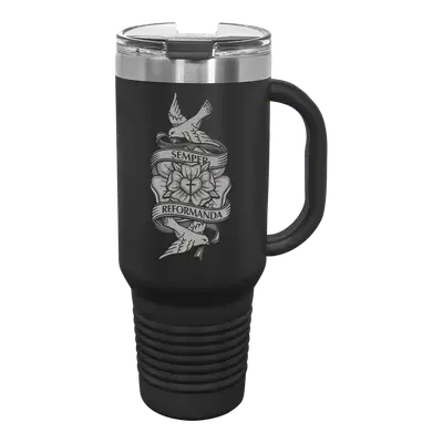 Always Reforming Rose 40 oz Insulated Travel Tumbler