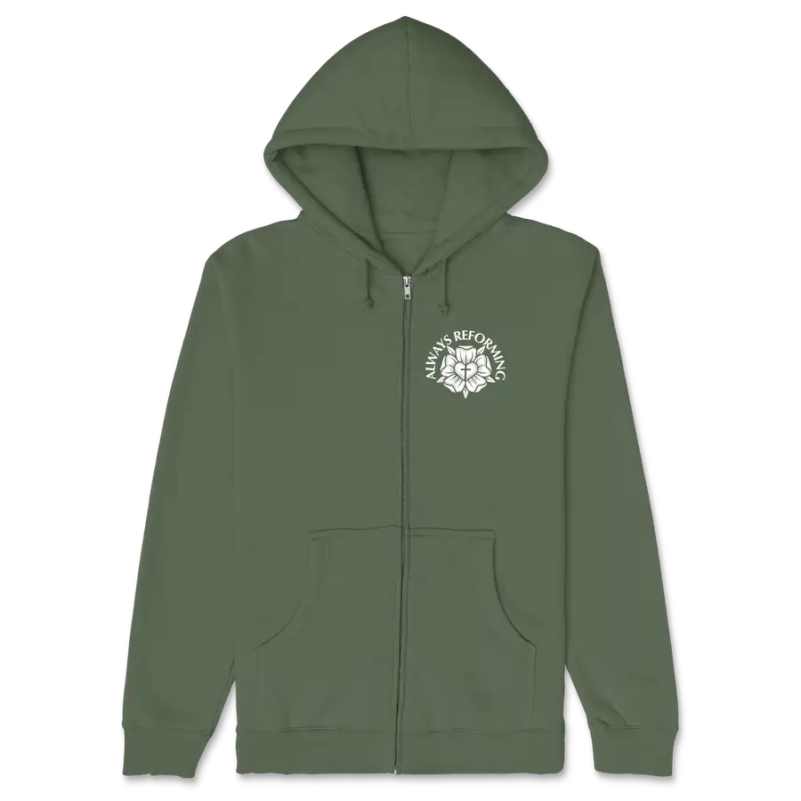 Always Reforming Left Chest Zipper Hoodie
