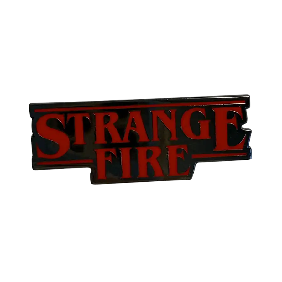 Strange Fire Enamel Lapel Pin
