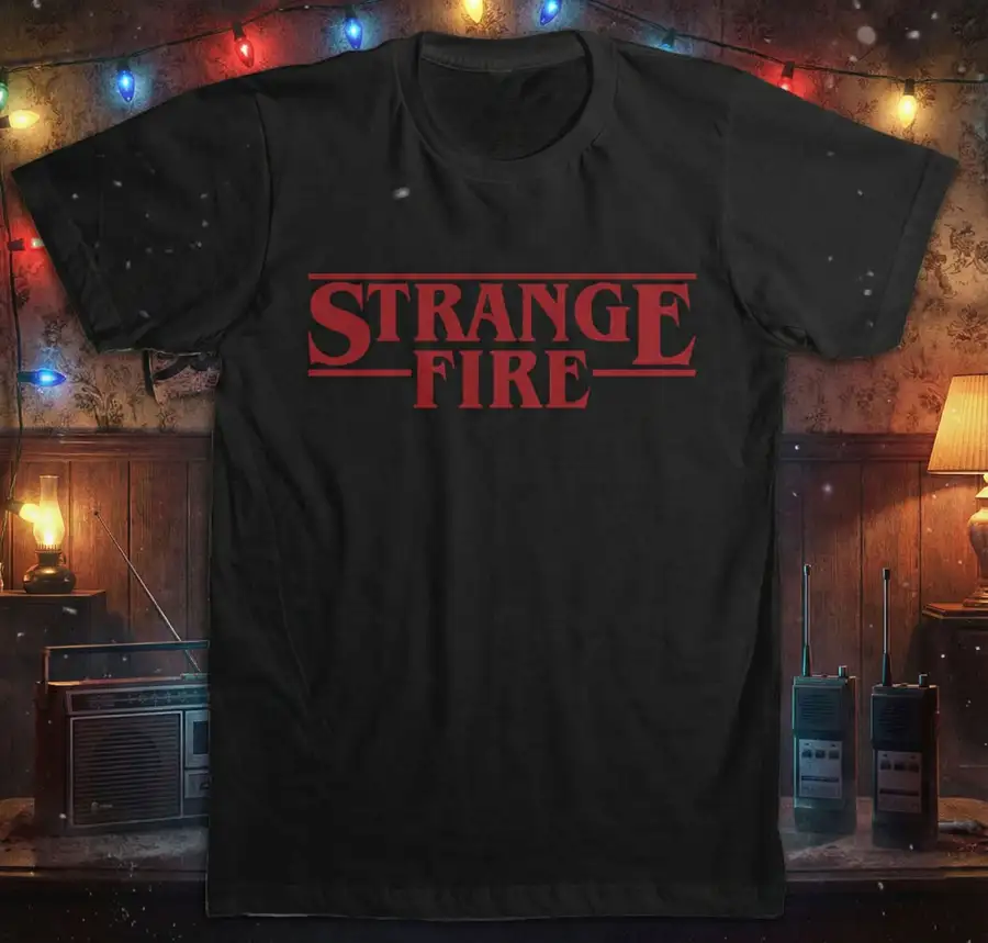 Strange FIre Unisex Tee + Free Pin